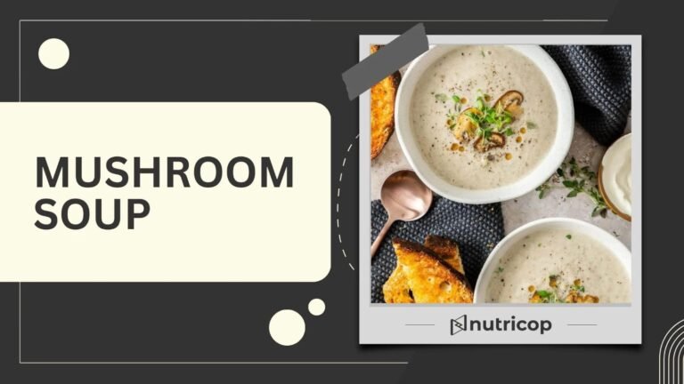 Homemade mushroom soup