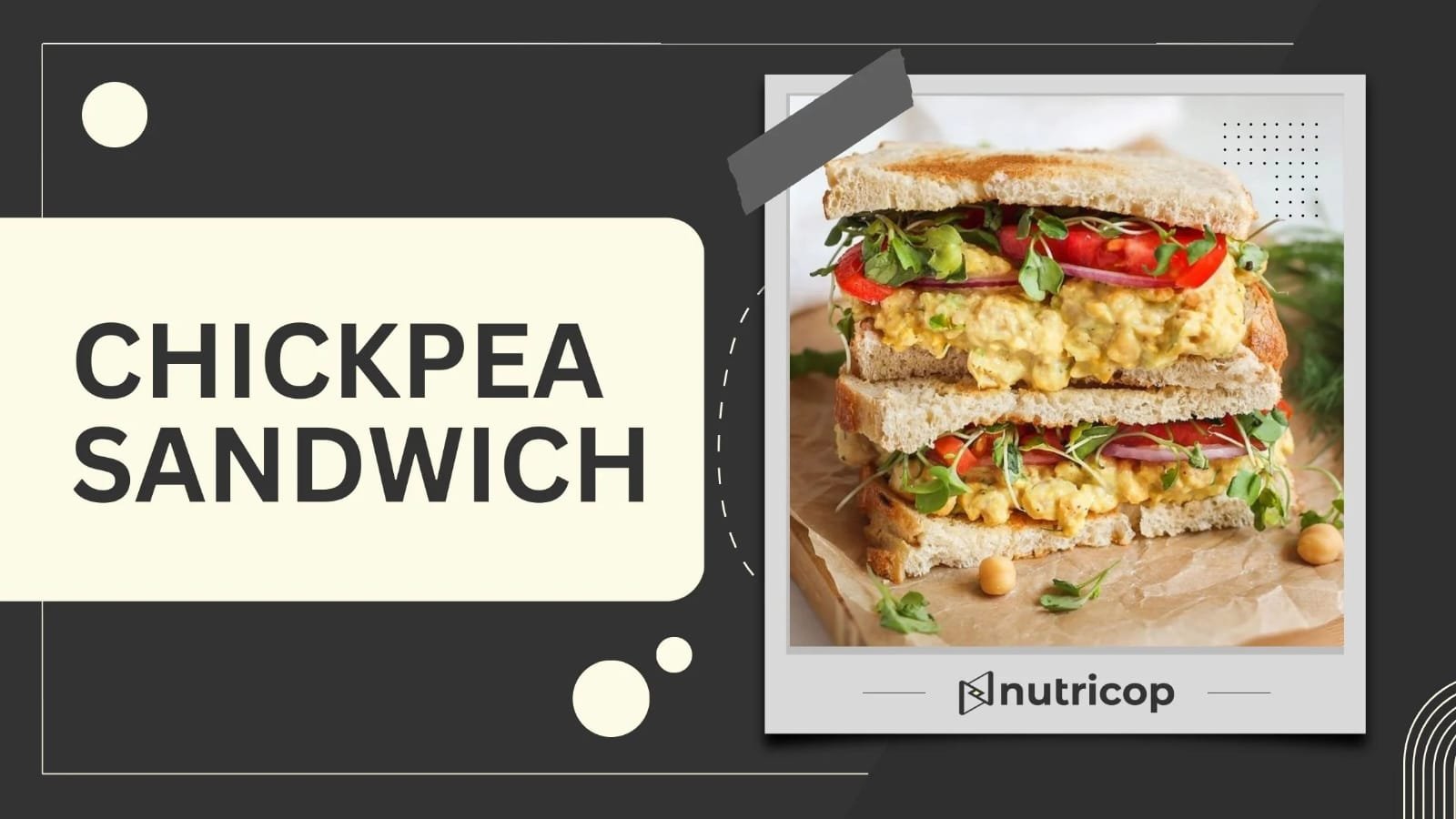 Chickpea sandwich