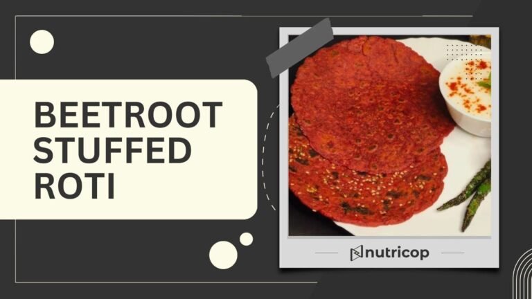 Beetroot Stuffed Roti