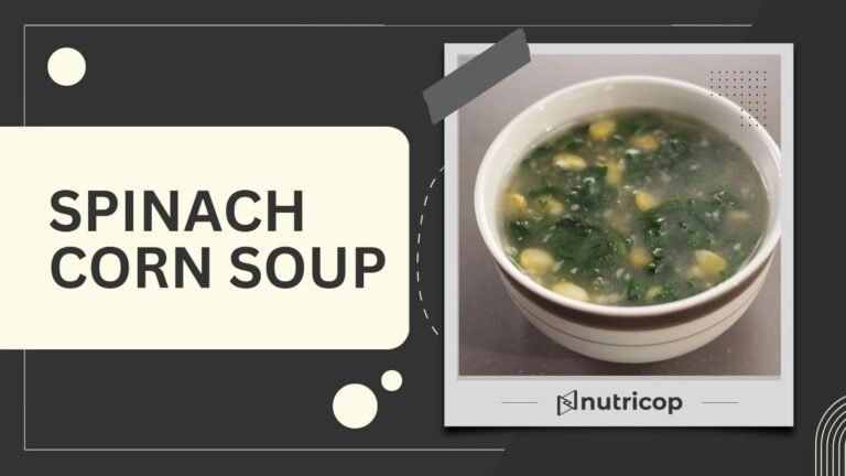 Spinach Corn Soup