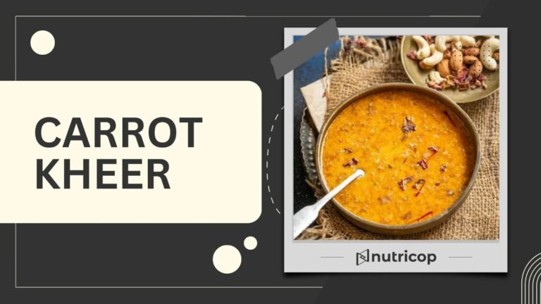 Carrot Kheer recipe