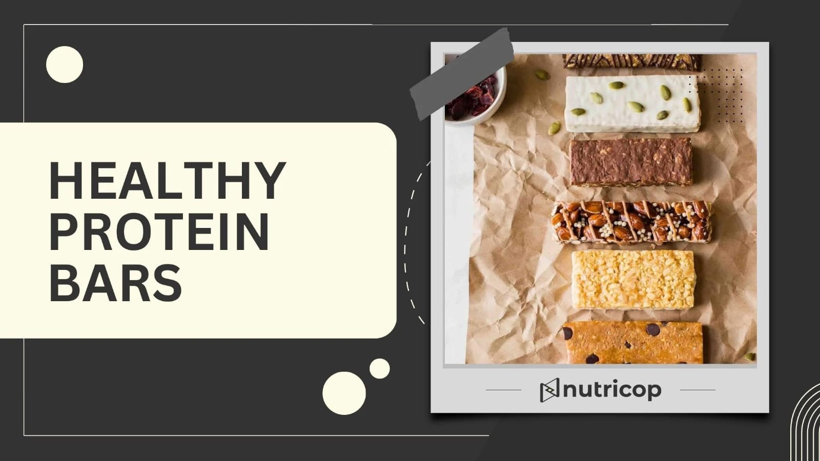 Healthy protein bars
