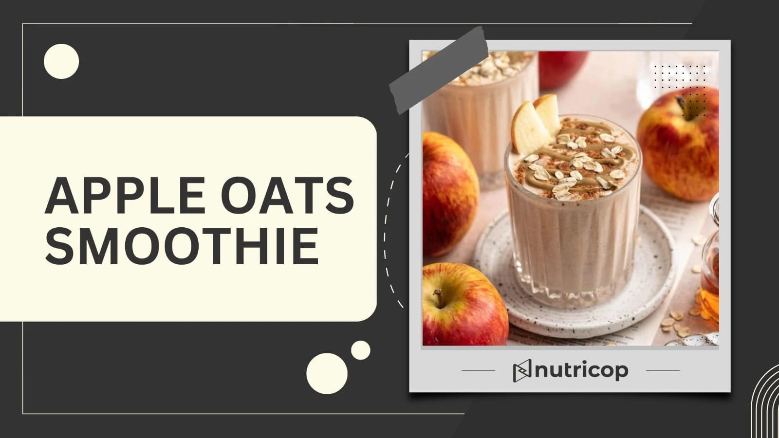Apple Oats Smoothie
