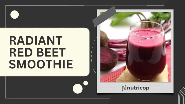Radiant Red Beet Smoothie