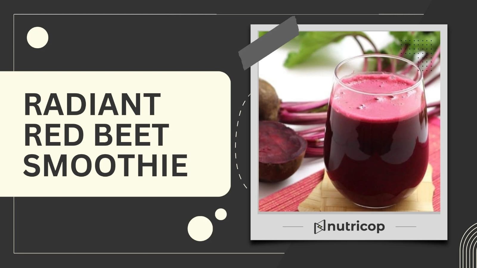 Radiant Red Beet Smoothie