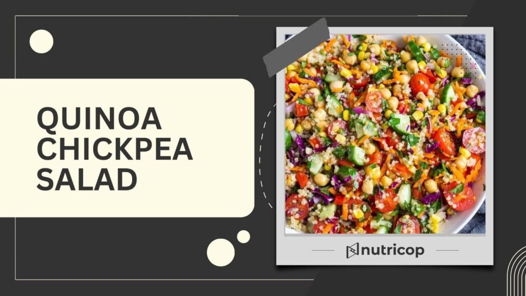 Quinoa chickpea salad