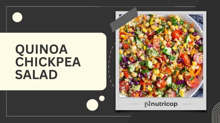 Quinoa chickpea salad